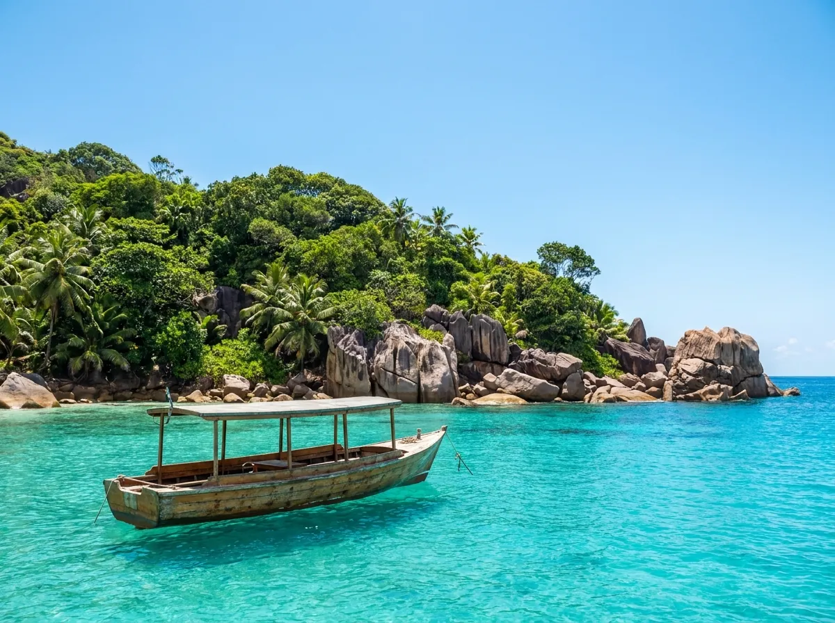Ca nô đưa khách ra các đảo phụ như Hòn Bảy Cạnh, Hòn Cau, cách duy nhất để tới những bãi biển này